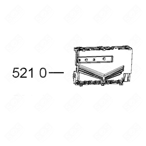 PLATINE CONTROLE (CB) PROGRAMMÉE ODRA LAVE-VAISSELLE - 481010517363