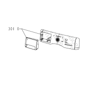 Bandeau de commande + poignee tiroir