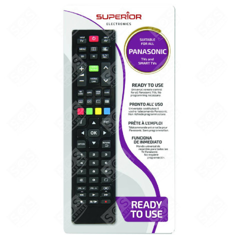 TÉLÉCOMMANDE DÉDIÉE PANASONIC TÉLÉVISION - 8042