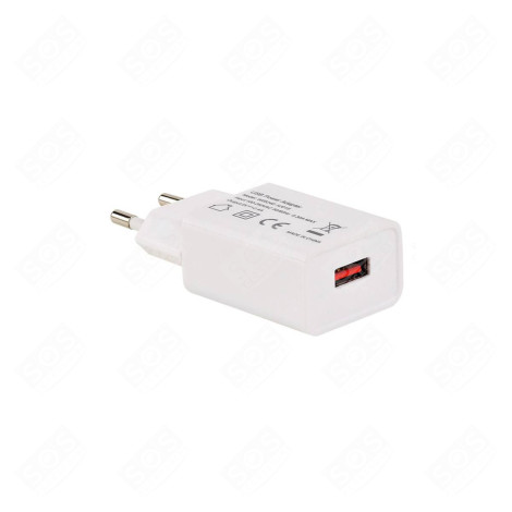 CHARGEUR USB SECTEUR BLANC TÉLÉPHONIE, SMARTPHONE - 308202