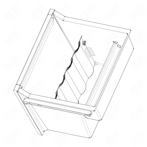 BAC À LÉGUMES FRIGO, RÉFRIGÉRATEUR, CONGÉLATEUR - 8582265426485