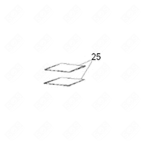 CLAYETTE (REPÈRE 25) FRIGO, RÉFRIGÉRATEUR, CONGÉLATEUR - 374H37