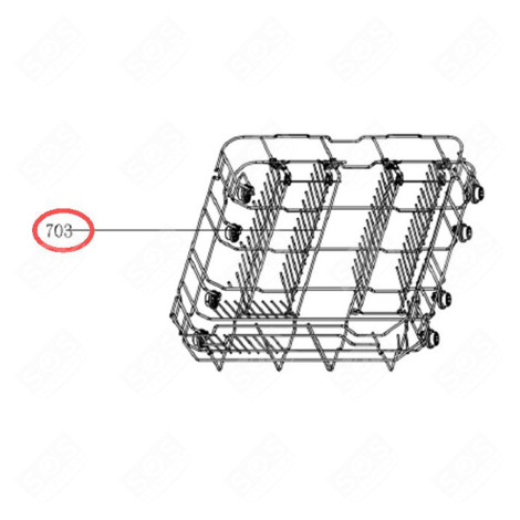 PANIER INFERIEUR LAVE-VAISSELLE - 445J47