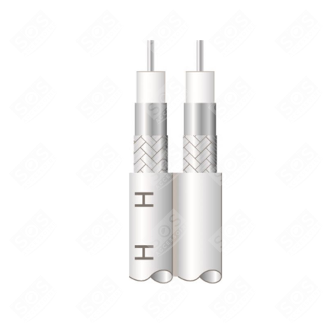 CABLE COAXIAL TWIN UC23TWIN TÉLÉVISION - UC23TWIN