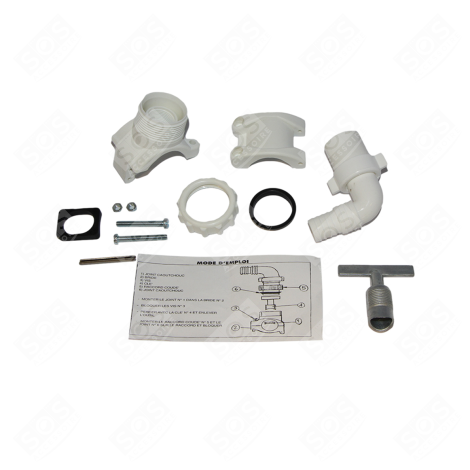 BRIDE DE VIDANGE LL/LV MACHINE À LAVER, LAVE-LINGE - PVDC