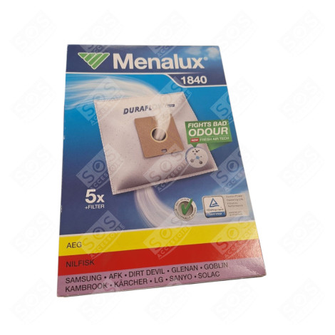 BOITE DE 5 SACS D'ORIGINE ASPIRATEUR - 9001961953