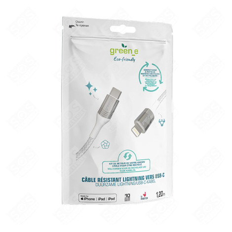 CABLE CHARGE RAPIDE LIGHTNING TÉLÉPHONIE, SMARTPHONE - GR2035