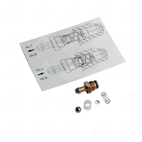 LOT DE PIECES DE RECHANGE D'ORIGINE NETTOYEUR VAPEUR - 2.883-862.0