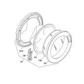 Hublot complet (repère 67)