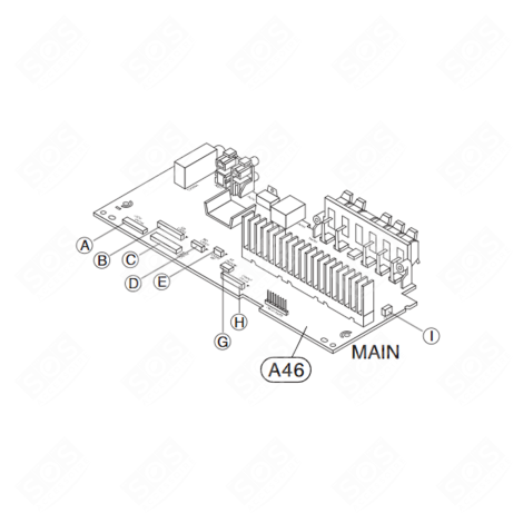PLATINE PRINCIPALE (REPÈRE A46) HOME CINEMA, DVD, BLUE-RAY - EBR84304269