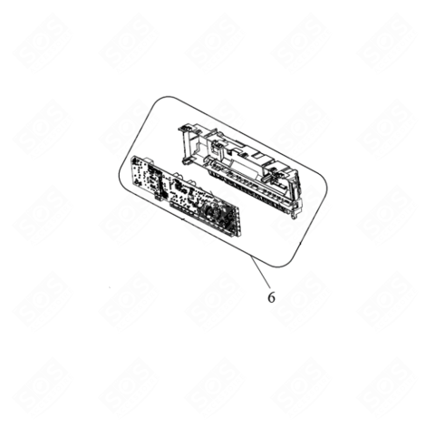 PLATINE T3T 10791496 HPAL05 D'ORIGINE SÈCHE-LINGE - 22398881