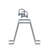 Paire de fixations murales