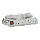 Prise multi - 4x avec interrupteur - 5mtr