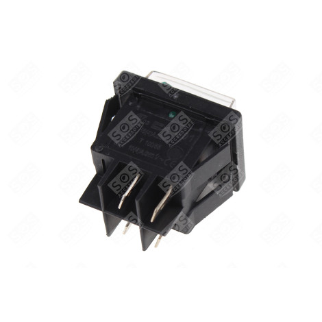 INTERRUPTEUR VERT 4 CONTACTS - 16A - 27 X 21 MM DIVERS PETIT MÉNAGER - 36641620727