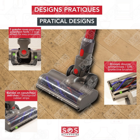 BROSSE COMPATIBLE V7 V8 V10 V11 V15 ASPIRATEUR - 967483-01