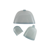 Ensemble 3 cloches de brosses