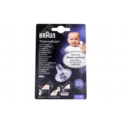 EMBOUTS JETABLES THERMOSCAN LF40 D'ORIGINE ACCESSOIRES ET ENTRETIEN - 681601