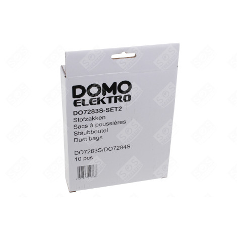 LOT DE 10 SACS D'ORIGINE ASPIRATEUR - DO7283SSET2