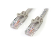 Startech.com 5m gray cat5e / cat 5 snagless patch cable 5 m utp grey