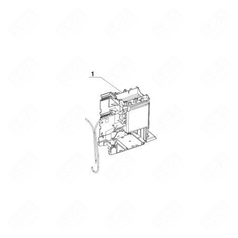 SUPPORT NOIR  CITIZ (REPÈRE 1) CAFETIÈRE, MACHINE À CAFÉ - 505308