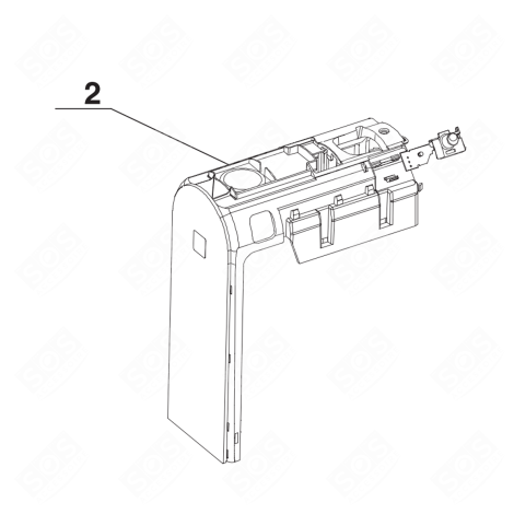 CAPOT NOIR CITIZ (REPÈRE 2) CAFETIÈRE, MACHINE À CAFÉ - 505309