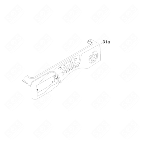 TABLEAU DE COMMANDE D'ORIGINE MACHINE À LAVER, LAVE-LINGE - 41037421