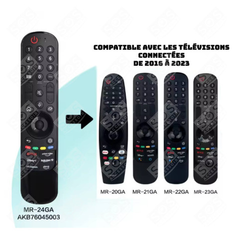 TÉLÉCOMMANDE MR24GA TÉLÉVISION - AKB76045003