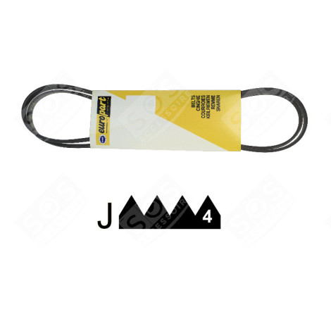 COURROIE POLY-V 1663 J4 MACHINE À LAVER, LAVE-LINGE - POLYV1663J4