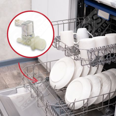 ELECTROVANNE 1 VOIE 180° LAVE-VAISSELLE - 480140102032