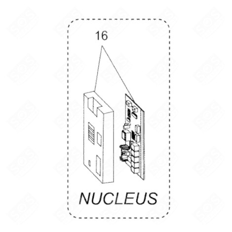 MODULE PROGR.NUCLEUS 769991673 D'ORIGINE MACHINE À LAVER, LAVE-LINGE - C00863995