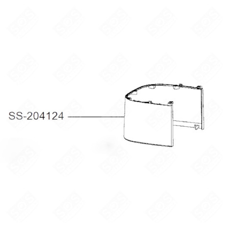 BOITIER INFÉRIEUR FRITEUSE, AIRFRYER - SS-204124