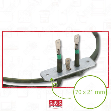 RÉSISTANCE CIRCULAIRE 2100W 230V/240V FOUR, CUISINIÈRE - 262900006, 262900027