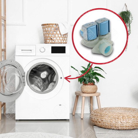 ELECTROVANNE 2 VOIES MACHINE À LAVER, LAVE-LINGE - 2906870200