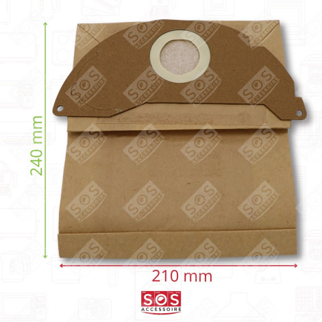 BOÎTE DE 5 SACS PAPIER ASPIRATEUR - 69043220, 6.904-322.0