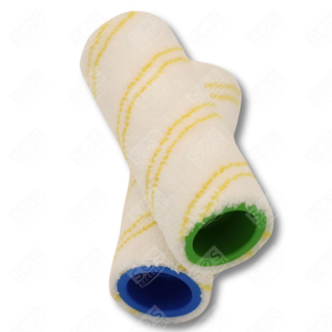 SET JAUNE DE BROSSES-ROULEAUX NETTOYEUR VAPEUR - 2.055-006.0