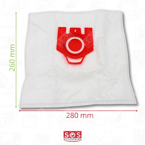 LOT DE 7 BOÎTES DE 4 SACS À POUSSIÈRE SYNTHÉTIQUES FJM COMPATIBLES ASPIRATEUR - 9917710