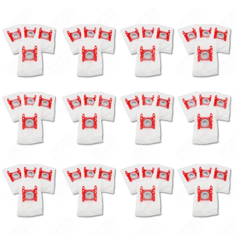 LOT DE 12 BOÎTES DE 4 SACS TYPE G 270 X 60 MM ASPIRATEUR - 00576334,17000940