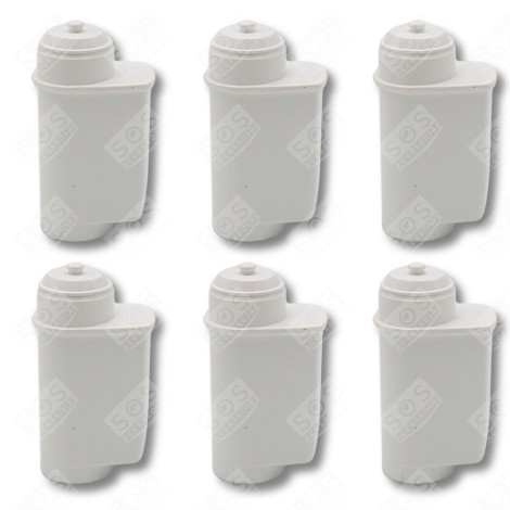 LOT DE 6 CARTOUCHES FILTRES À EAU BRITA INTENZA CAFETIÈRE, MACHINE À CAFÉ - 00575491, 17000705