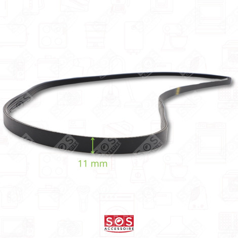 COURROIE PLATE 1244 J5 MACHINE À LAVER, LAVE-LINGE - 2816750200, 2466300201