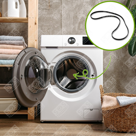 COURROIE PLATE 1244 J5 MACHINE À LAVER, LAVE-LINGE - 2816750200, 2466300201