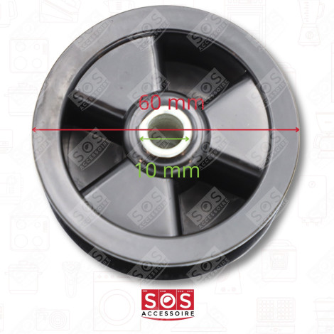 POULIE TENDEUR 52X22X8 MM SÈCHE-LINGE - 1250125034, 8581250125037