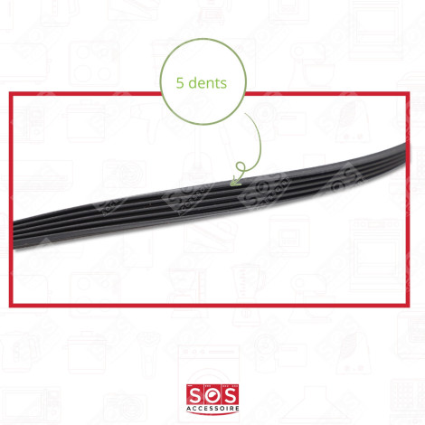 COURROIE 1196J5 MACHINE À LAVER, LAVE-LINGE - 55X8338, 5PJ1196EL