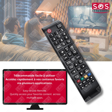 TÉLÉCOMMANDE SMART PRÊTE À L'EMPLOI  SAMSUNG TÉLÉVISION - BN59-01175N