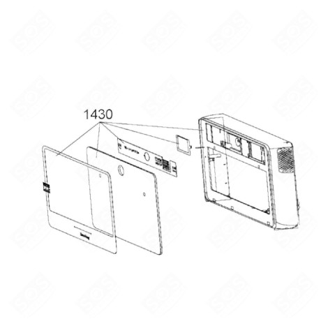 PORTE EXTER. FRAME WH FOUR MICRO-ONDES - 482000018881