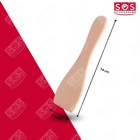 LOT DE 2 PELLES EN BOIS POUR POÊLON, SPATULES RACLETTE  RACLETTE, GRIL, WOK - AS306003