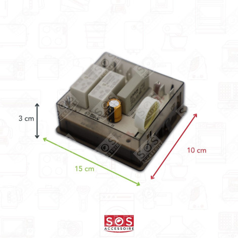 CARTE ÉLECTRONIQUE, PROGRAMMATEUR FOUR, CUISINIÈRE - 00626912, 816291316