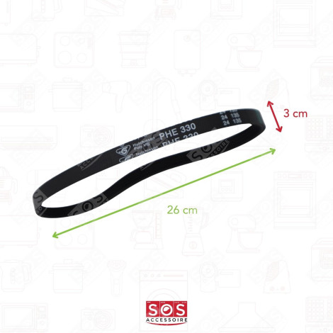 COURROIE 330 H5 SÈCHE-LINGE - 00600151