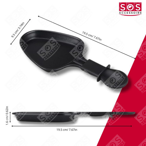 LOT DE 10 COUPELLES À RACLETTE ET 10 PELLES EN BOIS POUR POÊLON, SPATULE RACLETTE RACLETTE, GRIL, WOK - AS306001, AS306003