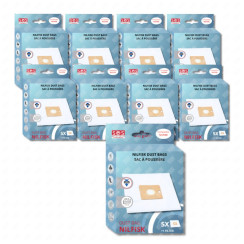 Lot de 9 boîtes de 5 sacs avec 1 pre filtre COUPE/COMPACT/GO/FORCE