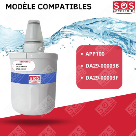 LOT DE 12 FILTRES À EAU AQUAPURE / APP100 FRIGO, RÉFRIGÉRATEUR, CONGÉLATEUR - 484000000513, DA29-00003G